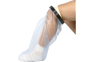 PEPE Mobility Ochraniacz na nogę dla dorosłych (60 cm), wodoodporny, wielokrotnego użytku, pokrowiec na prysznic, suchy bandaż