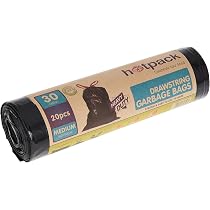 Hotpack Disposable Heavy Duty Strong & Bio-Degradable Drawstring ...