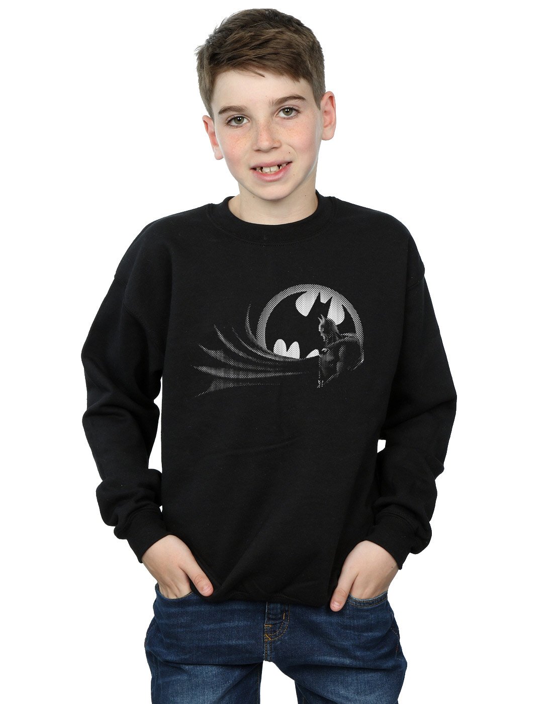 DC-Comics-Jungen-Batman-Spot-Sweatshirt