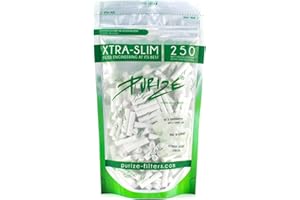 Purize XTRA250 Xtra Slim Tamaño Filtro de carbón activo, 5,9 mm x 26.9mm