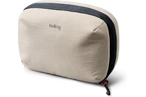 Bellroy Lite Tech Kit, teknikorganisatör på resan - Ash | Lätt fodral för kablar, laddare och vardagselektronik - en komprime