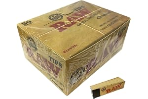 Raw Filtertips oblekta (50 x 50), 0,12 x 1,97 x 2,36 tum