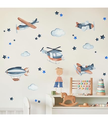 Stickers frise chambre enfant animaux en montgolfières – Stickers Stickers frise chambre enfant animaux en montgolfières – Stickers