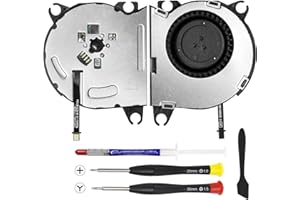 S-Union Ventilateur de Refroidissement Interne,CPU Ventilateur de Refroidissement Remplaçable avec Tournevis pour la Console Nintendo Switch NS 2017