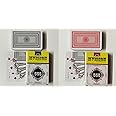 R.S.Magic Tricks 555 Mvision Premium Marked Deck Cheating Playing Cards Games Pack of 2 for Adult Bridge Size Regular Index Red & Black Card Magic