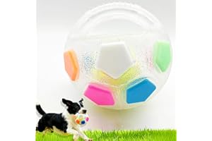 KOLGEIKJ The Mellow Dog Calming Ball, Hundespielzeug Unzerstörbar, Anti Stress Ball Hund, Hundeball mit Handle, Interaktives Hundespielzeug Ba-ll, Antistressball für kleine, mittelgroße und große Hunde Blue)