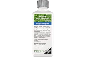 POFLO Engrais pour conifères. Fertilisez les sapins, les épicéas, les pins, engrais liquide premium de la gamme professionnelle 250ml