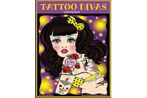 Tattoo Divas: A coloring book of fun and original art by Deborah Muller.