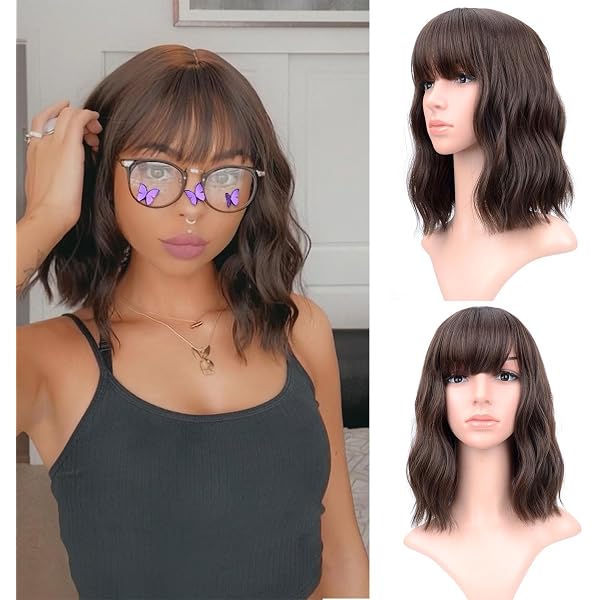 Topcosplay Damen Perücke – Langes Lockiges Kunsthaar In Braun, 60 Cm, Für Halloween & Karneval