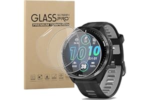 KUSINHOKA [3 Pezzi Pellicola Protettiva per Garmin Forerunner 965, HD Trasparente Protezione Schermo, Anti-Graffio, Senza Bolle, Pellicola Protettivo in Soft TPU per Garmin Forerunner 965