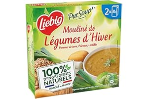 Liebig Mouliné de légumes d'hiver pommes de terre, poireaux, lentilles - Les 2 briques de 30cL