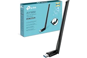 TP-Link Archer TX35U Plus WiFi 6 WiFI USB 3.0 AX1800Mbps, Alto Guadagno Multi-Direzionale, Wireless Dual Band 5GHz 1201 Mbps+ 2.4GHz 574 Mbps, Supporta Windows 11/10, MU-MIMO, OFDMA