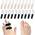 Aemygo 20 Pack Finger Buddy Straps Buddy Tape No Slip Hook and Loop Finger Splints Washable and Reusable Finger Tape Padded Support Finger Wrap for Broken, Sprained, Fractured Fingers
