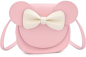 KEREDA Borsa a tracolla per bambini e ragazze, in pelle PU, borsa a tracolla