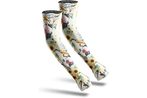 COOLJOB UV-Schutz Armlinge für Damen und Herren, Atmungsaktive Armsleeves mit Daumenloch, kühl und leicht, Rutschfest Armstulpen für Gaming, Gartenarbeit, Landwirtschaft und Outdoor-Aktivitäten