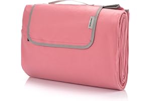 ‎METEOR meteor Extra Large Picknickdecke mit wasserdichter Unterseite XXL sanddichte campingdecke Outdoor stranddecke tolle Picknick-Matte groß Thermo isoliert Camping-Decke für Park Garten Strand