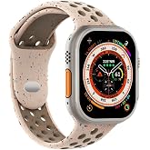 Microsonic Apple Watch Series 6 40mm i&ccedil;in Kordon Flame Circle Bej [Watch Series 6 40mm ile Uyumlu Kordon - Bej]