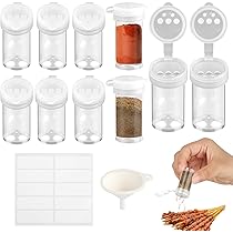 Mini Salières Poivrières Lot De 20 Mini Salières Et Poivrières Bofanze - Parfait Camping, BBQ, Voyage - Avec étiquettes Colorées Salières Camping BBQ