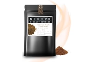 ‎GEROPP GOURMET GEROPP-GOURMET Chipotle Morita Chili Pulver 150g | 10.000 Scoville | Geräucherter Jalapeno Chili | Im wiederverschließbaren Aromabeutel | Gewürz für Grillen, Kochen | Pikant-scharf | Geschenkidee