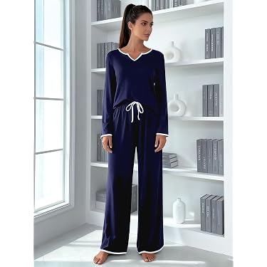 IWOLLENCE Set di biancheria intima termica da donna, in