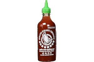 ‎FLYING GOOSE FLYING GOOSE Sriracha Chilisauce, das Original, scharf, grüne Kappe, scharfe Würzsauce aus Thailand, 455ml