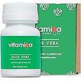 Aloe Vera in compresse | Vitamina | Proprietà Depurativa | 30 compresse senza OGM, Glutine e Lattosio | Portapillole in omagg