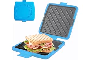 Acunny Sandwichera Para Queso A La Plancha - Utensilios De Cocina Resistentes Al Calor | Grill para Sándwiches Microondas Tostador de Queso,Para Reuniones Hogar Apartamento Dormitorio Viaje Desayuno