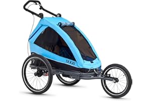 TTAMG TAXXI ELITE One Cyan| Anhänger | Buggy | Jogger | Multifunktionaler Kinderwagen | Alleskönner für ein| Flexibles Travelsystem | 3-in-1