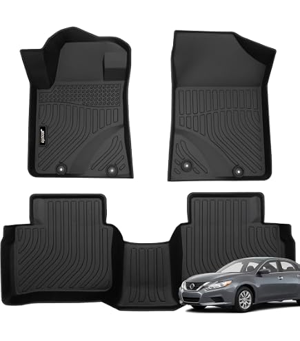 Lasfit All-Weather Floor Mats For Nissan Rogue (2014-2020) – Front & 2nd Row Set
