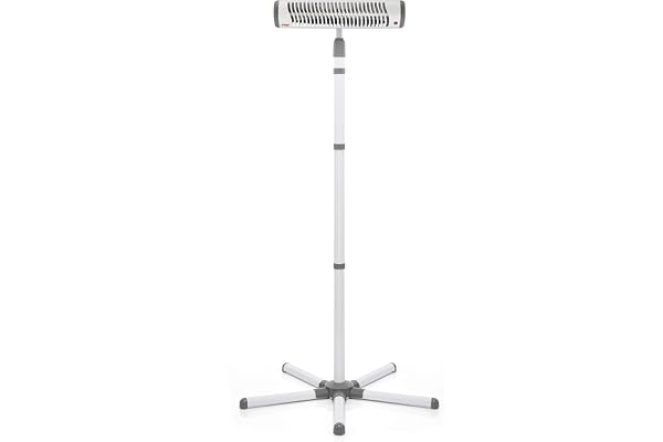 Reer chauffe-table à langer EasyHeat Flex, chauffe-eau avec support, lampe chauffante pour bébés, design compact, 1 pièce (lot de 1), 230V/500W, blanc
