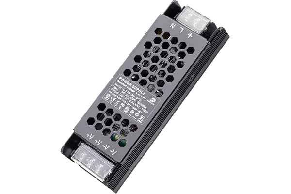 DUSKTEC Alimentation 12V 100W, transformateur 220V CC pour bande LED stabilisée, pilote tension constante GU 5.3 G4