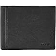 Fossil Men's Leather Bifold Wallet with Flip ID Window