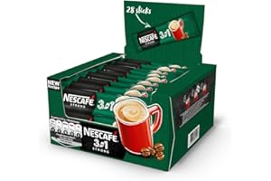 NESCAFÉ NESCAFE 3in1 ORIGINAL STRONG CREAMY Hecho en la UE Larga fecha de caducidad Stock fresco (3 in1 STRONG, 60 Sachets)