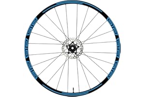 DualColorStampe Autocollants pour jantes de vélo 26" - 27,5" - 28-29" Pouces Roue de Vélo VTT Stickers Jantes VTT Accessoires VTT B0048 (28-29'' Pouces, Bleu 53)