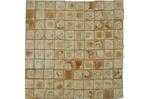 Yuvori Piastrelle per mosaico in ceramica fatte a mano, 2 cm, 0,5 kg, fai da te, Qinghua tradizionale cinese e stili moderni, decorazione per interni, progetti artistici fai da te in bagno, cucina,
