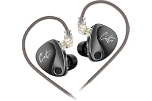 EZ EAR KZ Castor In-Ear-Kopfhörer, Tuning, verstellbar, Dual-Treiber, IEM-Ohrhörer, HiFi-Kopfhörer, Musiker, IEM-Upgrade, tiefer Bass für Bass, Gesang, Pop (Super -Bass -Version, kein Mikrofon)