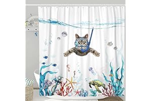 Bingobang Shower Curtains Set Mould Mildew Proof Resistant 180 x 180 cm (71x 71 Inch), 3D HD Nature Green Leaves Bathroom Curtains Washable Polyester with 12 Hooks for Wet Room