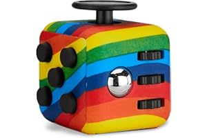 Yetech RainbowAnti-Stress Würfel Spielzeug，Anti-Estrees Würfel für Kinder und Erwachsene.