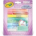 Crayola Pastel – Washable Glitter Glue, Pack of 8, for Crafts, School and Leisure Time, Assorted Pastel Colours