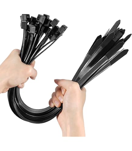 Extra Breite Kabelbinder 61 Cm – 12 Stück, Stark & Strapazierfähig Für Garten & Industrie