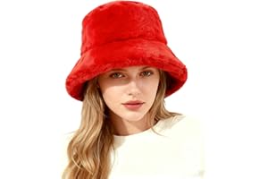 Lina & Lily Winter Pelzmütze Fischerhut Damen Herren aus Kunstfell