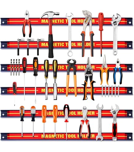 3 Barres Magnétiques Navaris Pour Outils - Range Ton Atelier Ou Garage