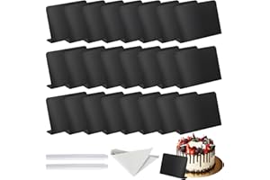 JULBEAR Kunststoff Buffet Schilder, 24 Stück Mini Kreidetafel Schilder Kreidetafeln zum Beschriften 7.7x10 cm Preisschilder Mini Kreidetafel Set für Hochzeit Buffet Party Café Bäckerei