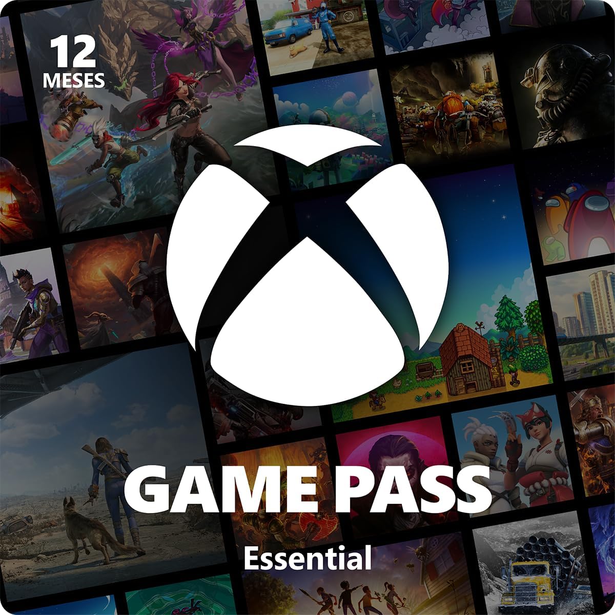 Xbox Game Pass Essential – Suscripción de 12 meses - Código de descarga