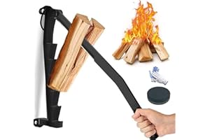 AZARTON Fendeur Bois Buche pour Manuelle - Manuel Murale Fendeuse Hache Buches séparation Fendage Bois Fendeur et pierre à aiguiser pour camping et maison