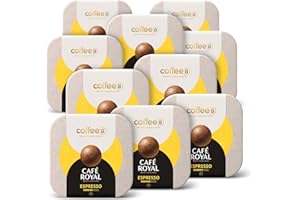 CAFE ROYAL SWITZERLAND PROFESSIONAL 90 Coffee Balls Espresso - Boules de café haut de gamme 100% compostable - Spécialement conçues pour l'utilisation de la machine à café CoffeB by Café Royal