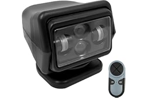 Oukaning Projecteur LED 60W 600m 8000lm - Travail IP67 360° 6500K ATV Camion Bateau (noir)