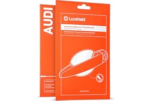 Luxshield Film de Protection pour Poignée de Porte Voiture pour Audi A1 Sportback 2 (II) GB I 2018-2023 - Anti-Rayures, Protecteurs Peinture - Transparent Brillant Autocollant