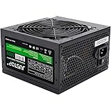 JUSTOP 500W ATX PC Power Supply PSU 120mm Quiet Cooling Fan, 3x SATA / 24 PIN / 4 PIN 12V / 2x MOLEX