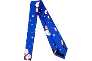 VALICLUD Christmas Neckties Xmas Necktie Christmas Tie Holiday Neck Tie Funny Xmas Ties for Men Boys